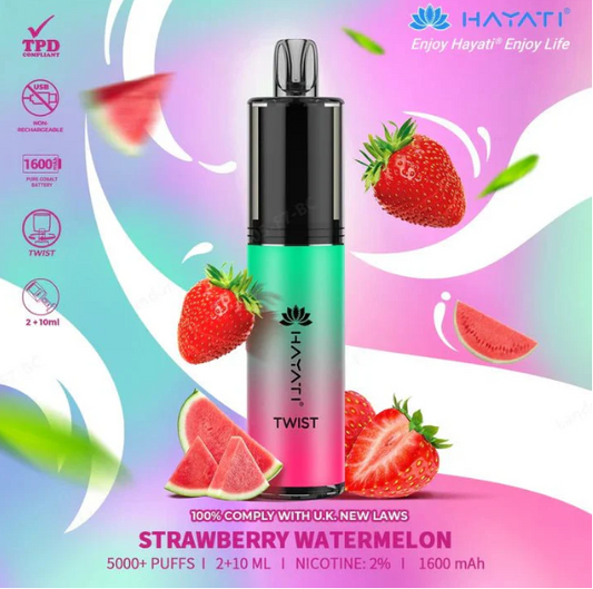 Hayati Twist 5000 Strawberry Watermelon