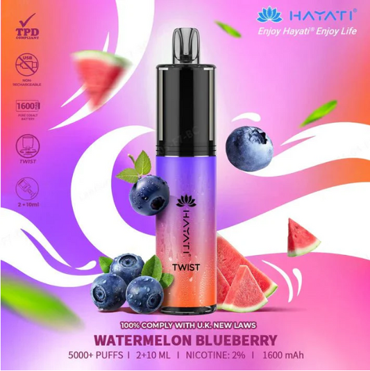 Hayati Twist 5000 Watermelon Blueberry