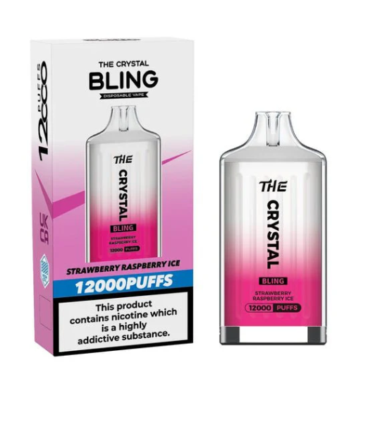 Bling 12000 Strawberry Raspberry Ice