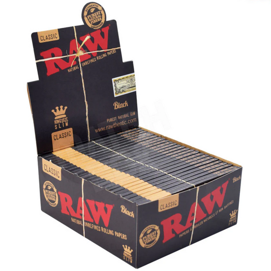 RAW Black King Size Wide Rolling Papers
