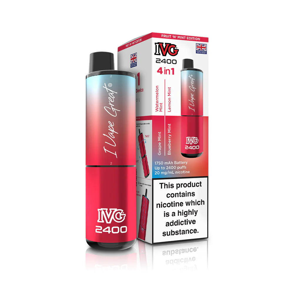 Ivg 2400 Fruit n mint edition