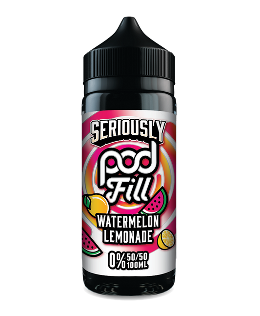 WATERMELON LEMONADE -  UK - SERIOUSLY POD FILL -  100ml LIQUID - 1 PACK