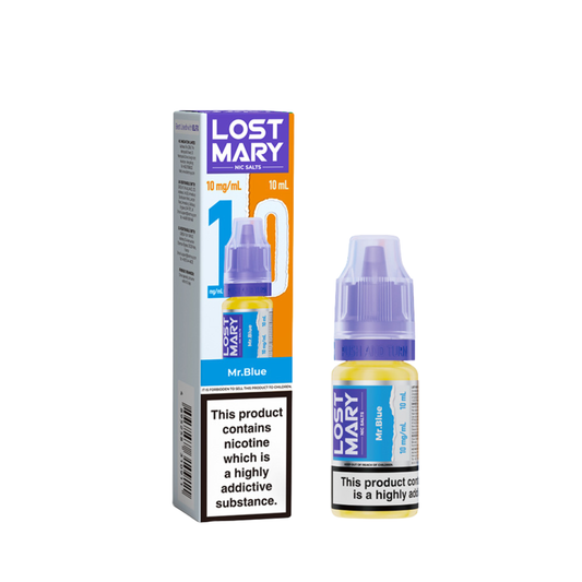 MR. BLUE 10mg LOST MARY LIQUID - 10 PACK