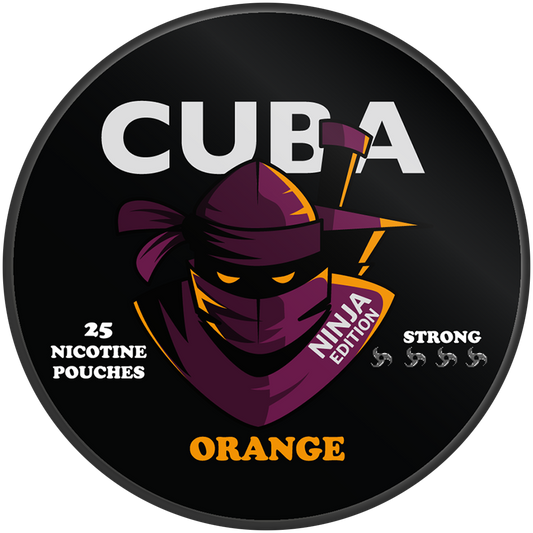ORANGE - NINJA EDITION - NICOTINE POUCH - CUBA - 10 Pack