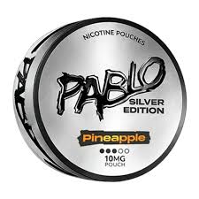 PINEAPPLE - NICOTINE POUCH - PABLO - SILVER EDITION- 2.5 DOTS - 10 Pack
