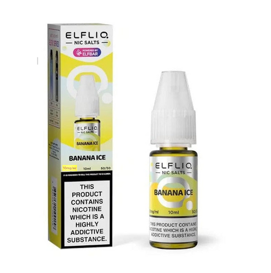 BANANA ICE - UK - ELFLIQ - 10mg LIQUID - 10 PACK