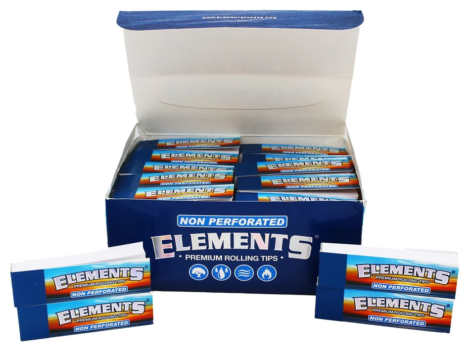 NON PERFORATED - ROLLING TIPS - ELEMENTS - 50 Pack