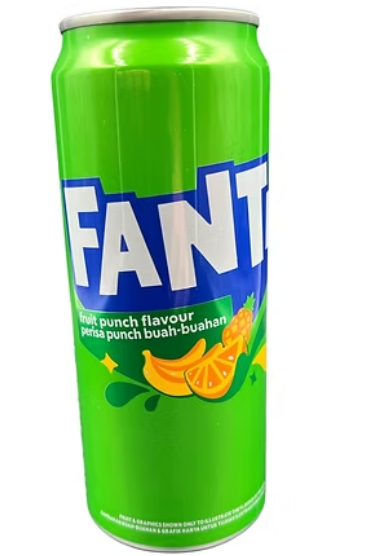 FRUIT PUNCH -  FANTA- 320ML - CAN - 12 Pack