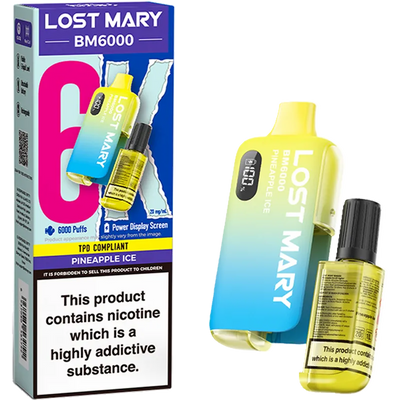 lost mary 6000 Pineapple ice (Pack of 5)