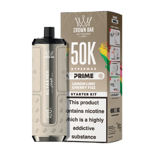 LEMON LIME CHERRY FIZZ- UK - KIT - 50K - CROWN BAR - AL FAKHER - 5 Pack
