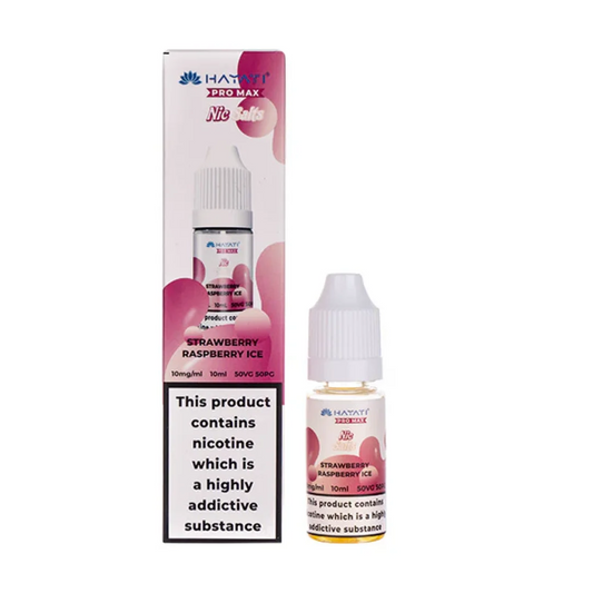 STRAWBERRY RASPBERRY ICE - UK - HAYATI - 20mg LIQUID - 10 Pack