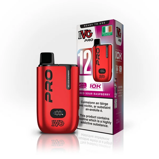 RED SOUR RASPBERRY - IE - IVG PRO KIT - 5 Pack