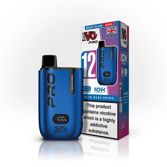 BLUE RAZZ RETRO - UK - IVG PRO KIT - 5 Pack