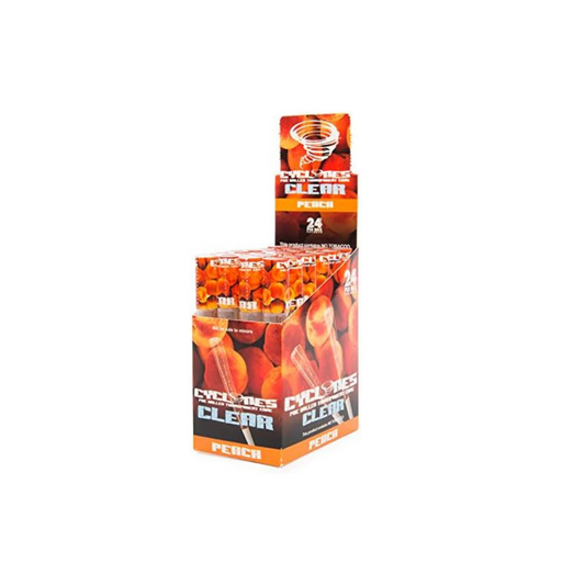 PEACH - CONES - CYCLONES - - 24 Pack