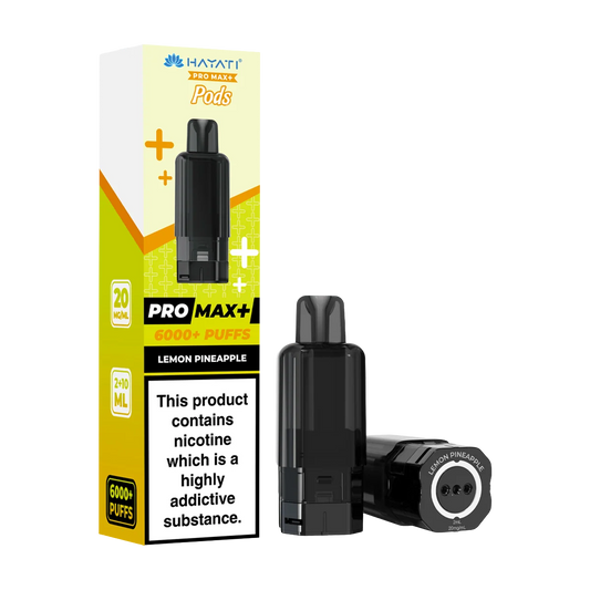 LEMON PINEAPPLE - UK - HAYATI 6000 - POD - 5 Pack