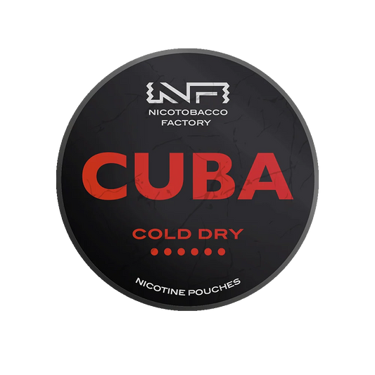 COLD DRY - 5 Dot - NICOTINE POUCH - CUBA - 10 Pack