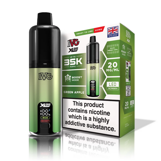 GREEN APPLE - UK - IVG XL 35K - KIT - 5 Pack