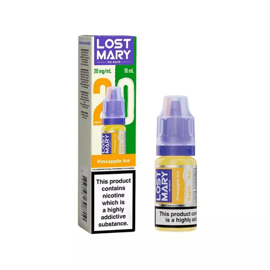 PINEAPPLE ICE 20mg LOST MARY LIQUID - 10 PACK