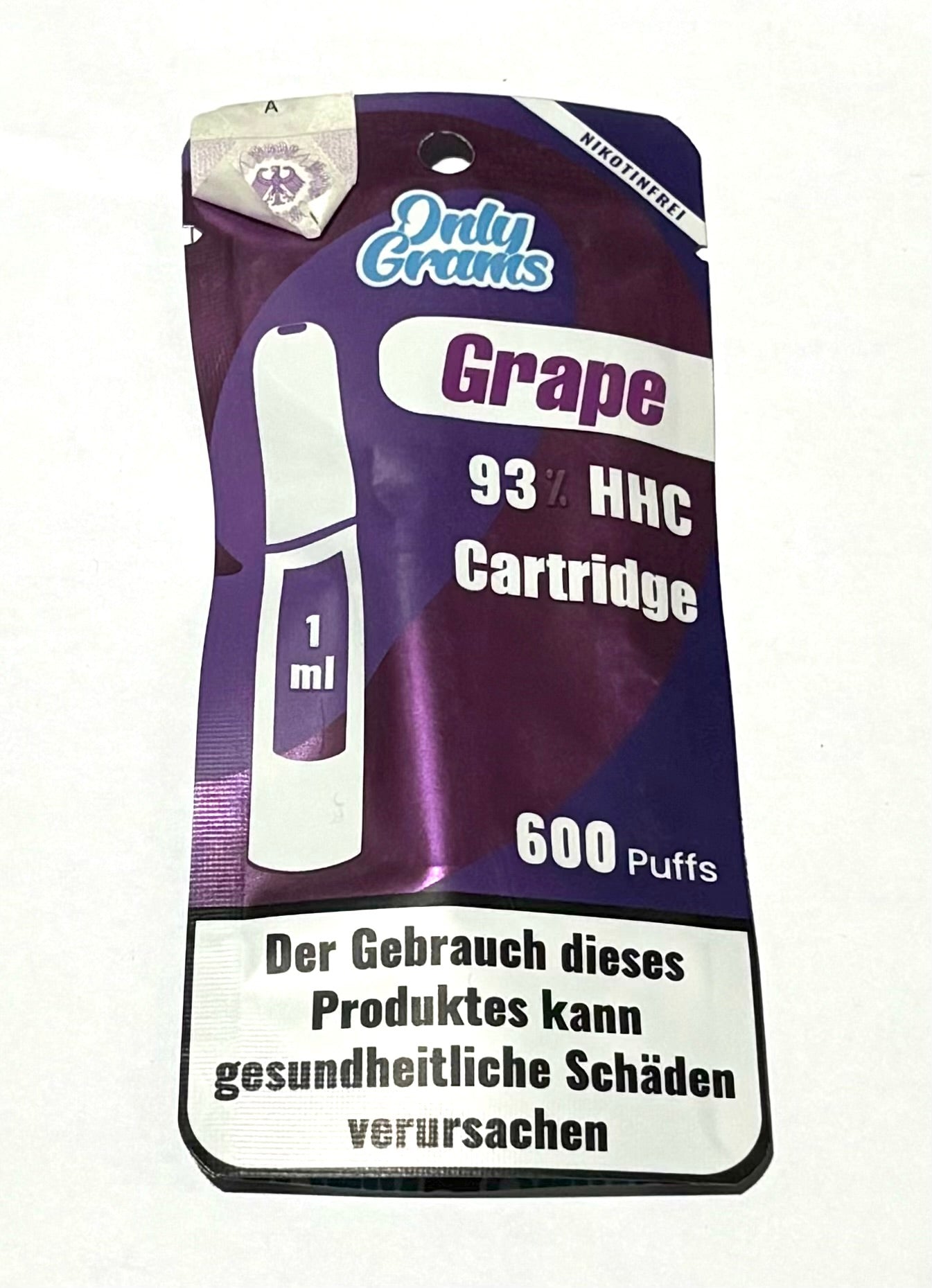 Only Grams Cartridge Grape 93% HHC