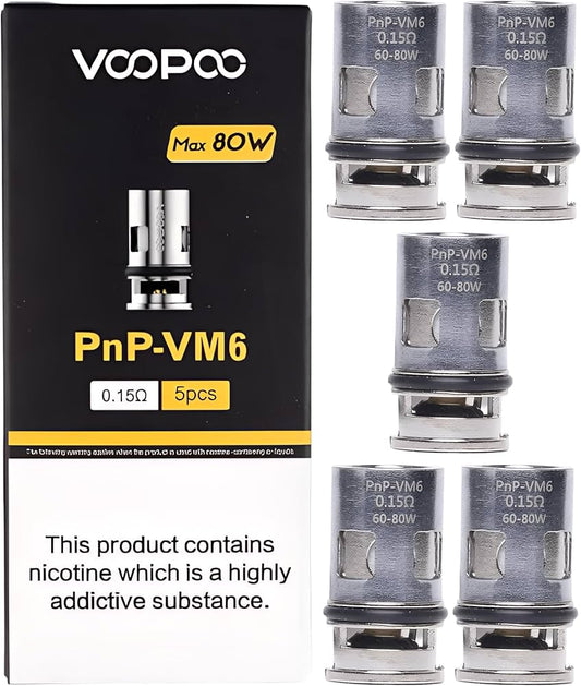 PNP VM6 0.15Ω COIL - VOOPOO - 10 PACK