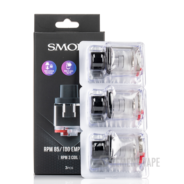 RPM 85/100 EMPTY POD - SMOK - 10 PACK