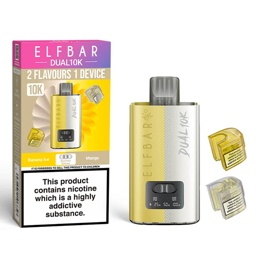 SUMMER EDITION - UK - ELFBAR DUAL 10K - REFILLABLE KIT - 5 Pack