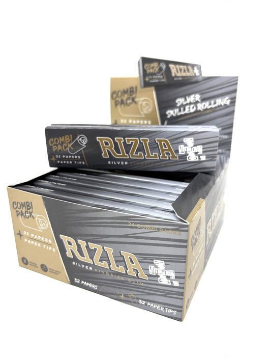 RIZLA SILVER SKILLED ROLLING - RIZLA+ - 24 Pack
