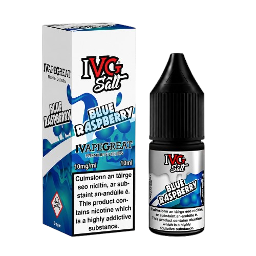 BLUE RASPBERRY - IE - IVG SALT - 10mg LIQUID - 10 PACK