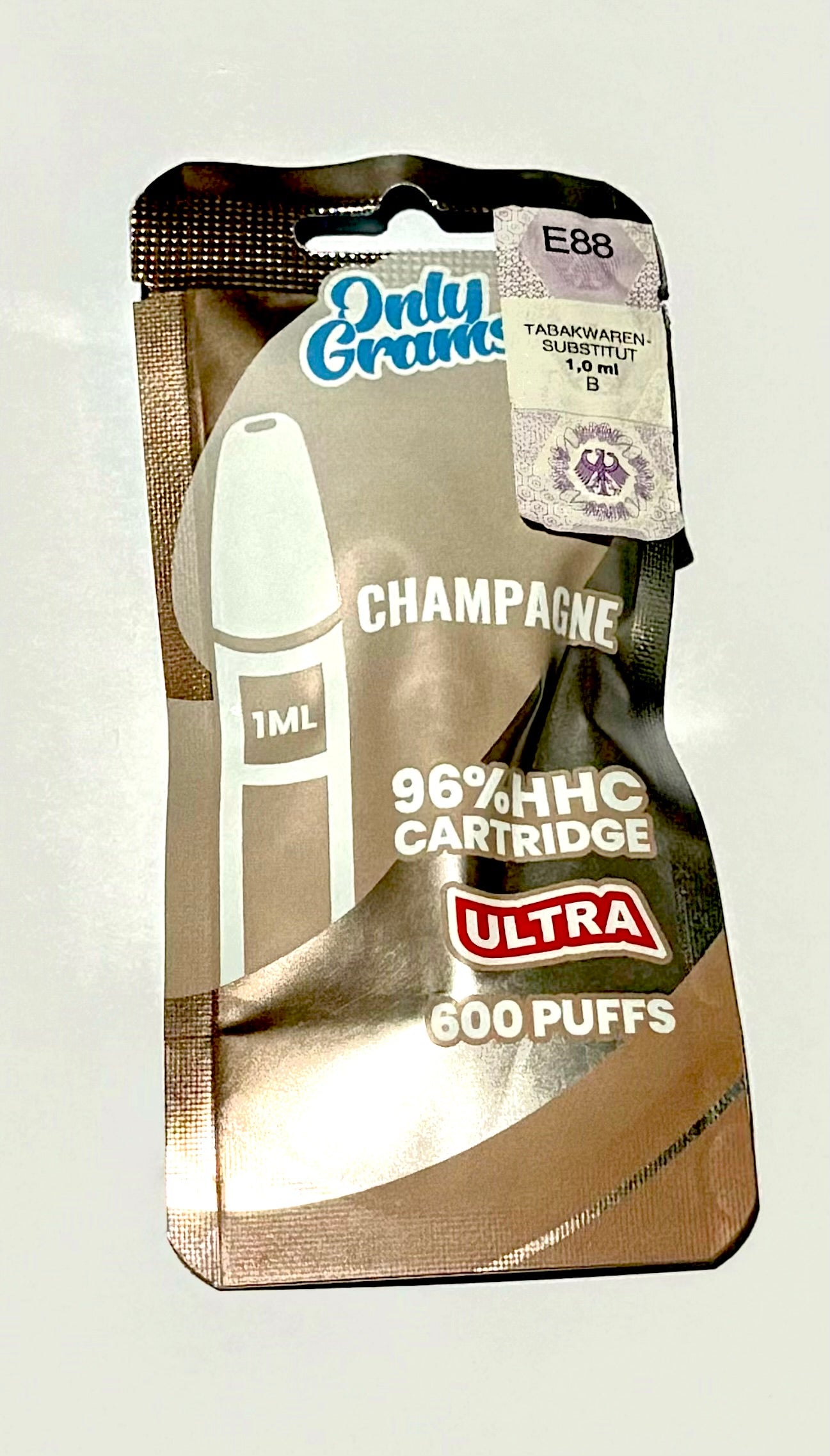 Only Grams Cartridge Champagne 96% HHC