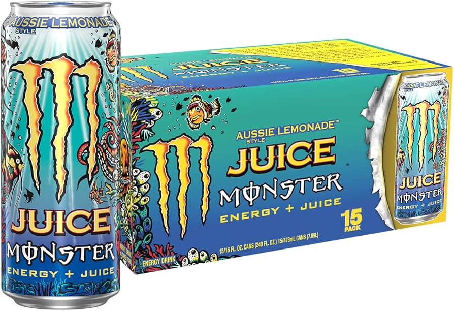 Monster Juice Aussie Style Lemonade X12 Pack
