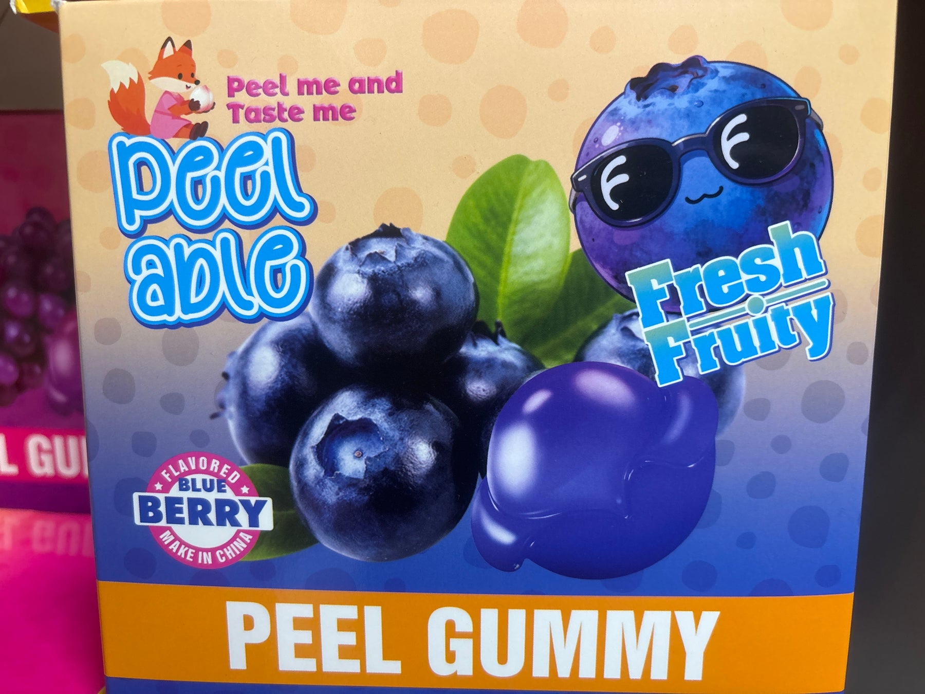 Peel Gummy Blueberry