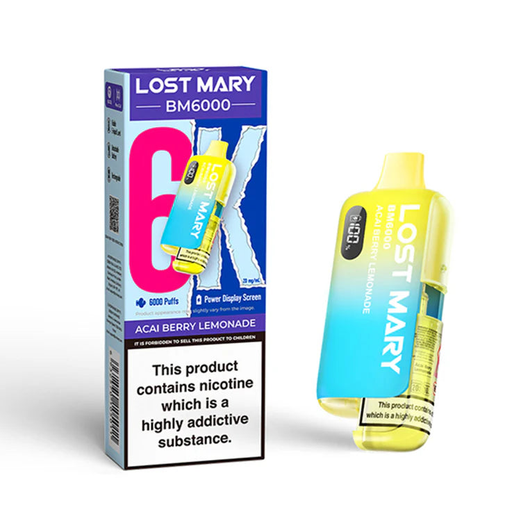 Lost Mary 6K Açai berry lemonade