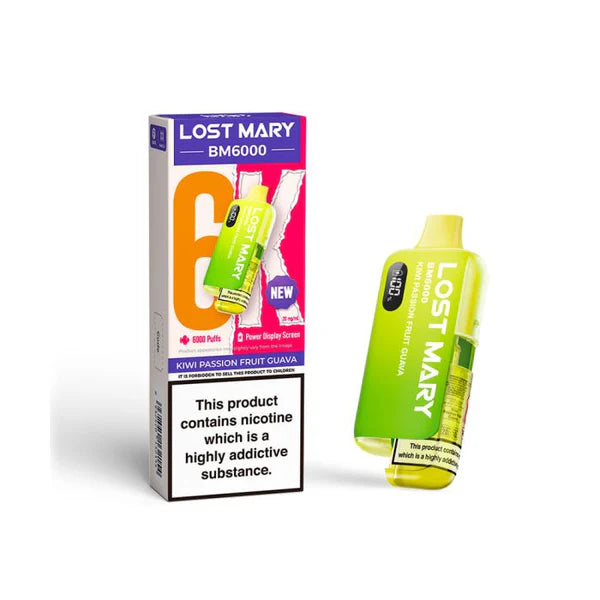Lost Mary 6K Kiwi Passionfruit guava