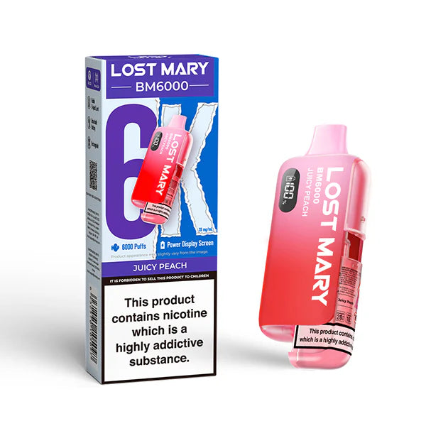 lost mary 6k Juicy peach