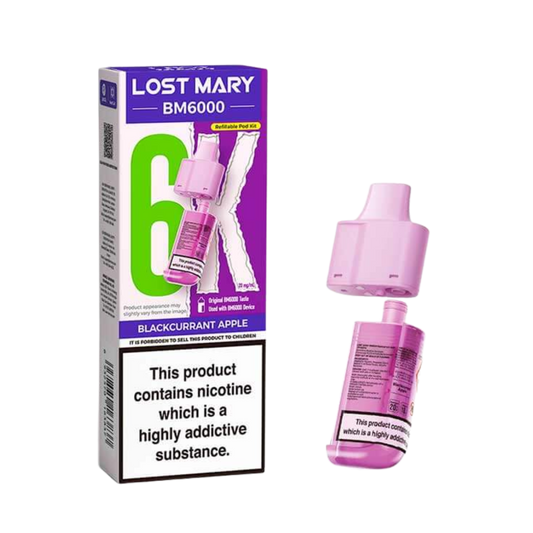 BM6000 Refill Pod Bkackcurrent Apple (Pack of 5)