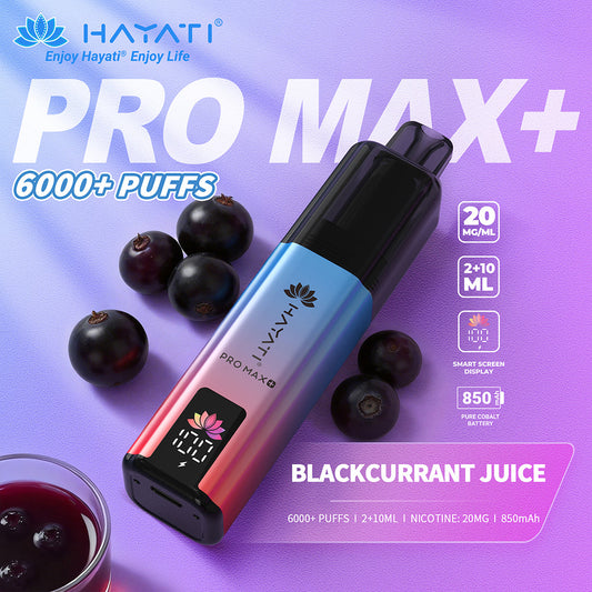Hayati Pro Max+ 6000 Blackcurrant Juice