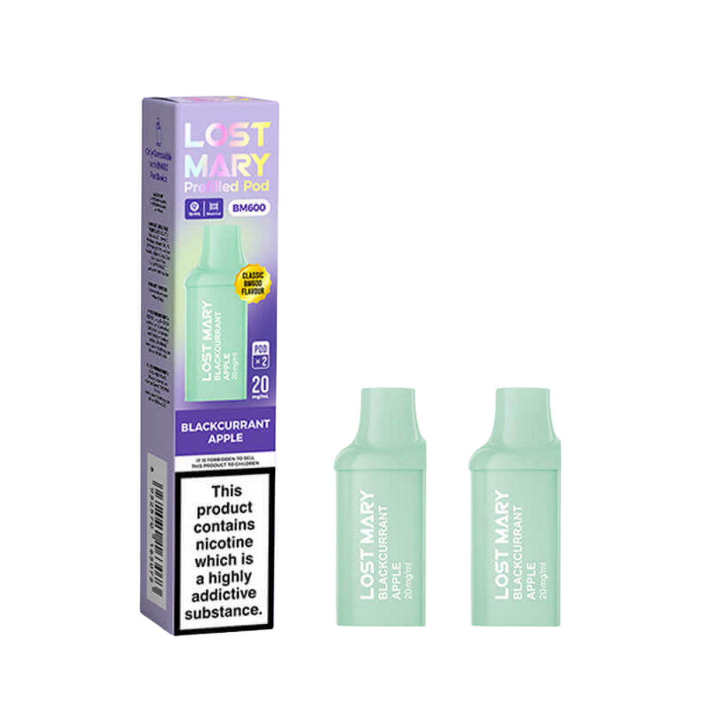 Lost Mary BM600 Blackcurrent Apple (Pack of 10)