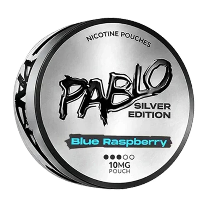 Pablo Silver Edition Flavor 10MG Pack Of 10 Blue Raspberry Ice