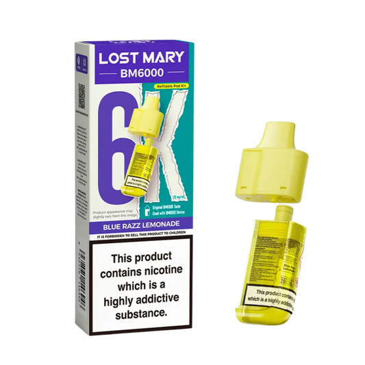 BM6000 Refill Pod Blue Razz Lemonade (Pack of 5)