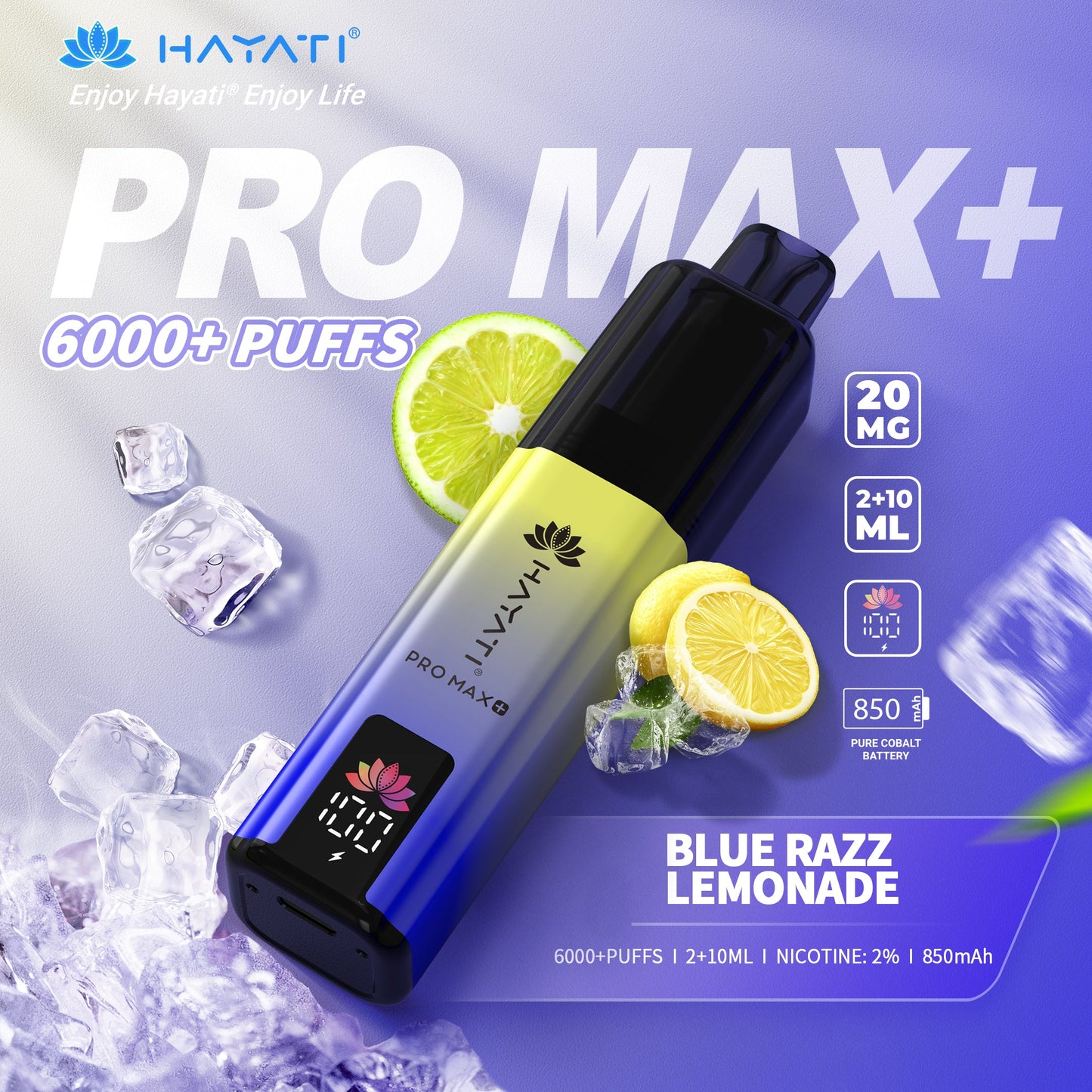 Hayati Pro Max+ 6000 Blue Razz Lemonade