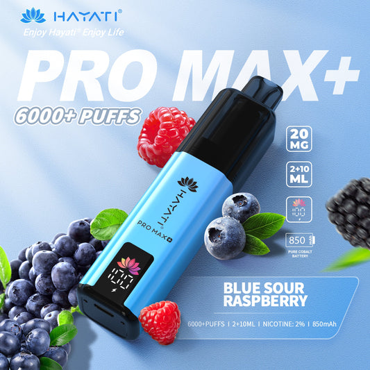 Hayati Pro Max+ 6000 Blue Sour Raspberry