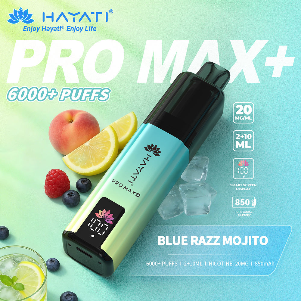 Hayati Pro Max+ 6000 Blue Razz Mojito
