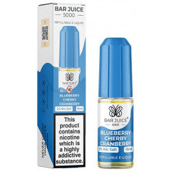 Blueberry Cherry Cranberry Nic Salt E-Liquid by Bar Juice 5000
