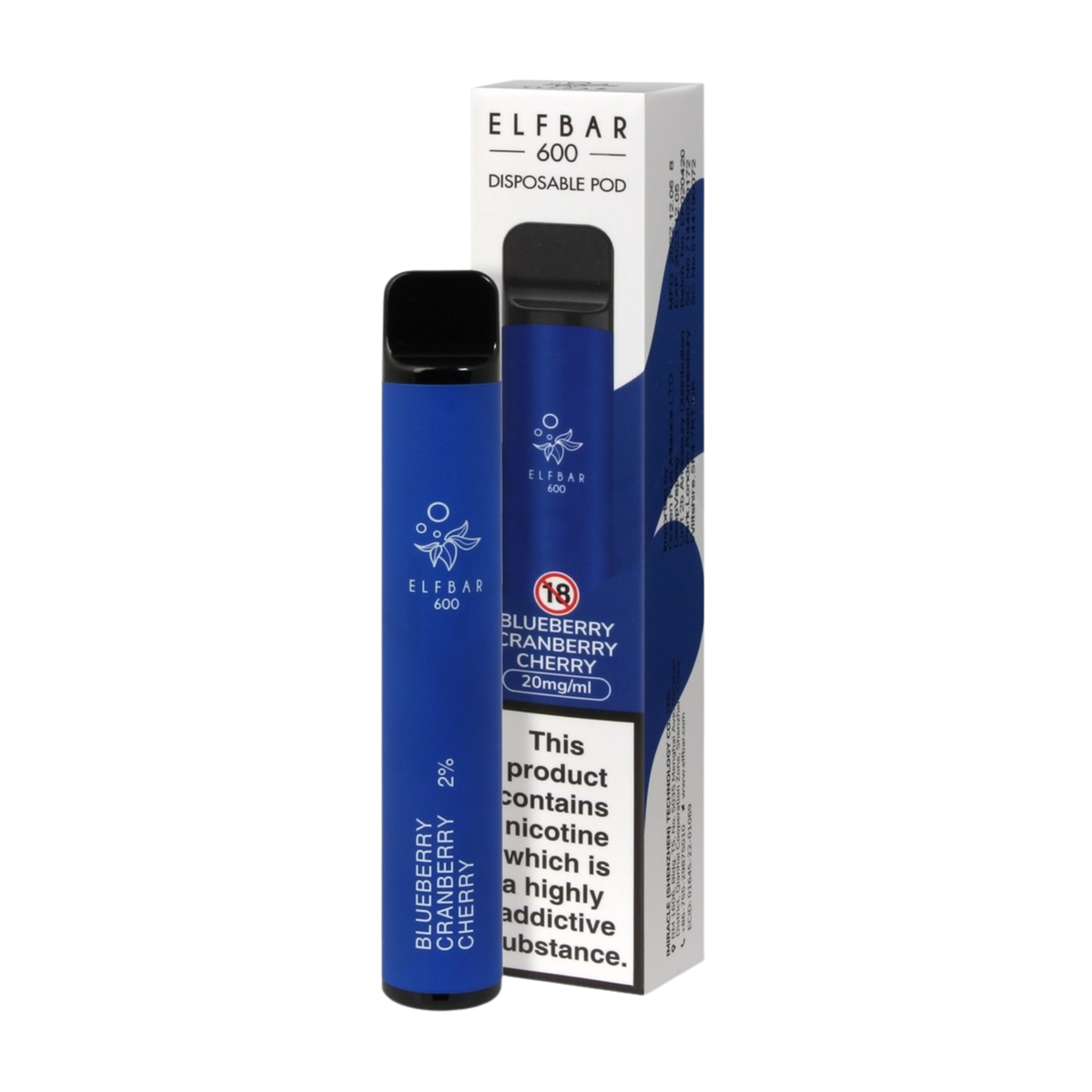 Elfbar 600 Blueberry Cherry Cranberry