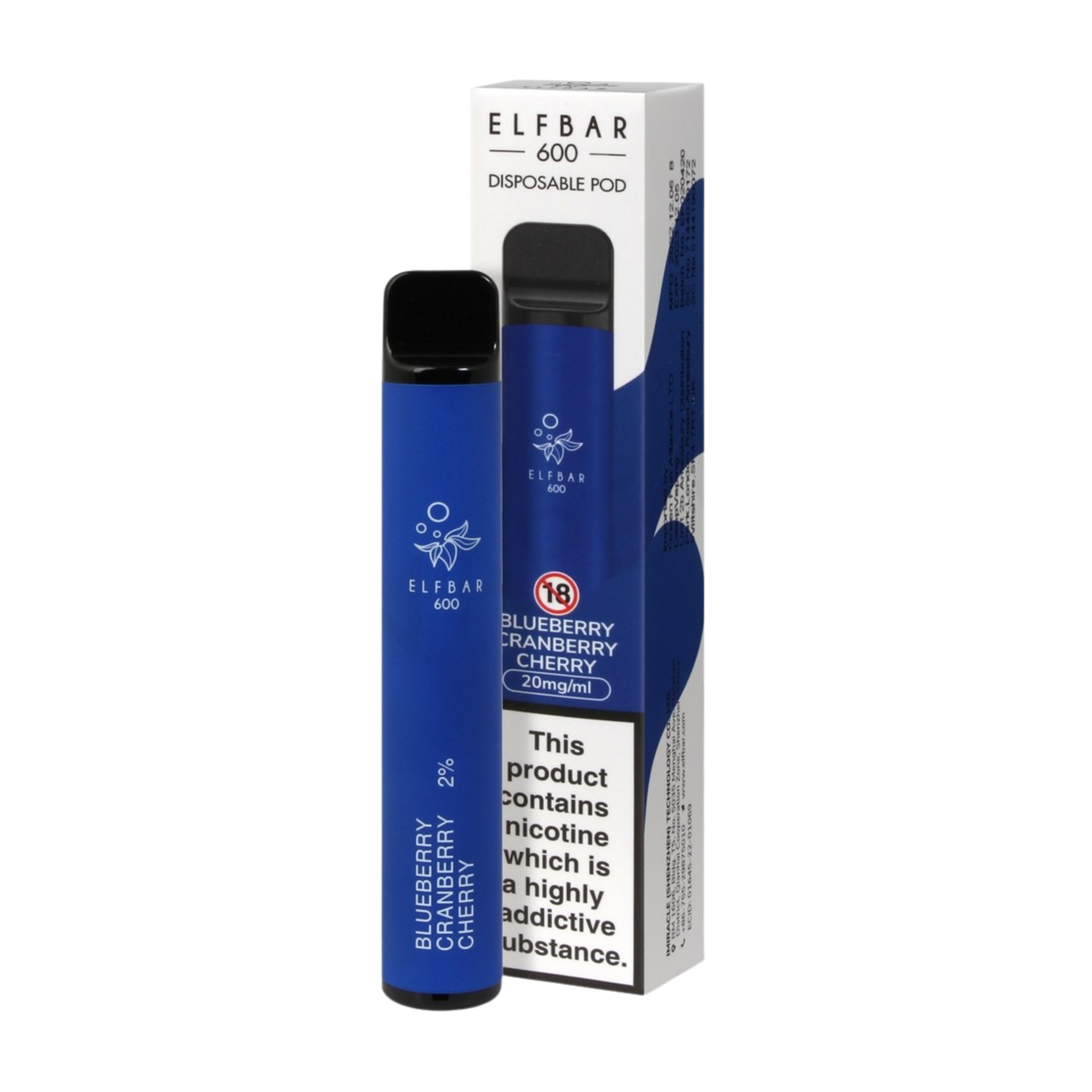 Elfbar 600 Blueberry Cherry Cranberry