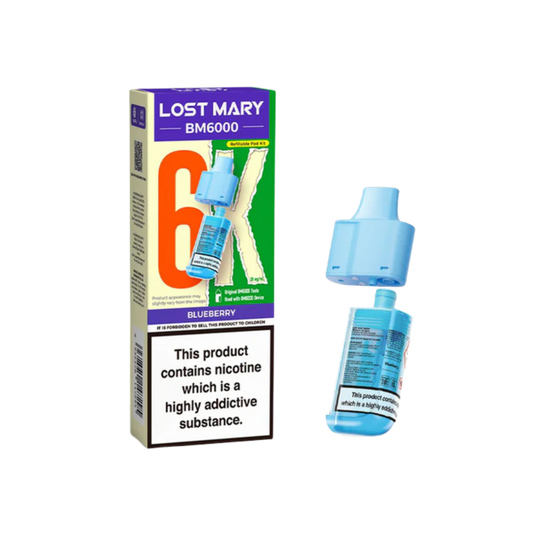 Lost Mary BM6000 Pod Blueberry (Pack of 5)