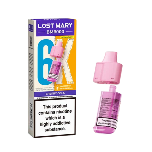 BM6000 Refill Pod Cherry Cola (Pack of 5)