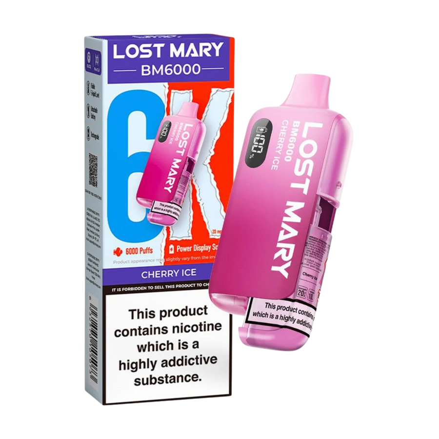 BM6000 Irish Disposable Cherry Ice