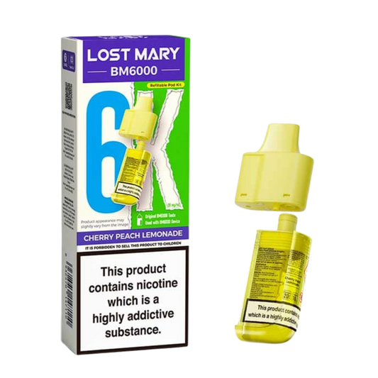 BM6000 Refill Pod Cherry Peach Lemonade (Pack of 5)