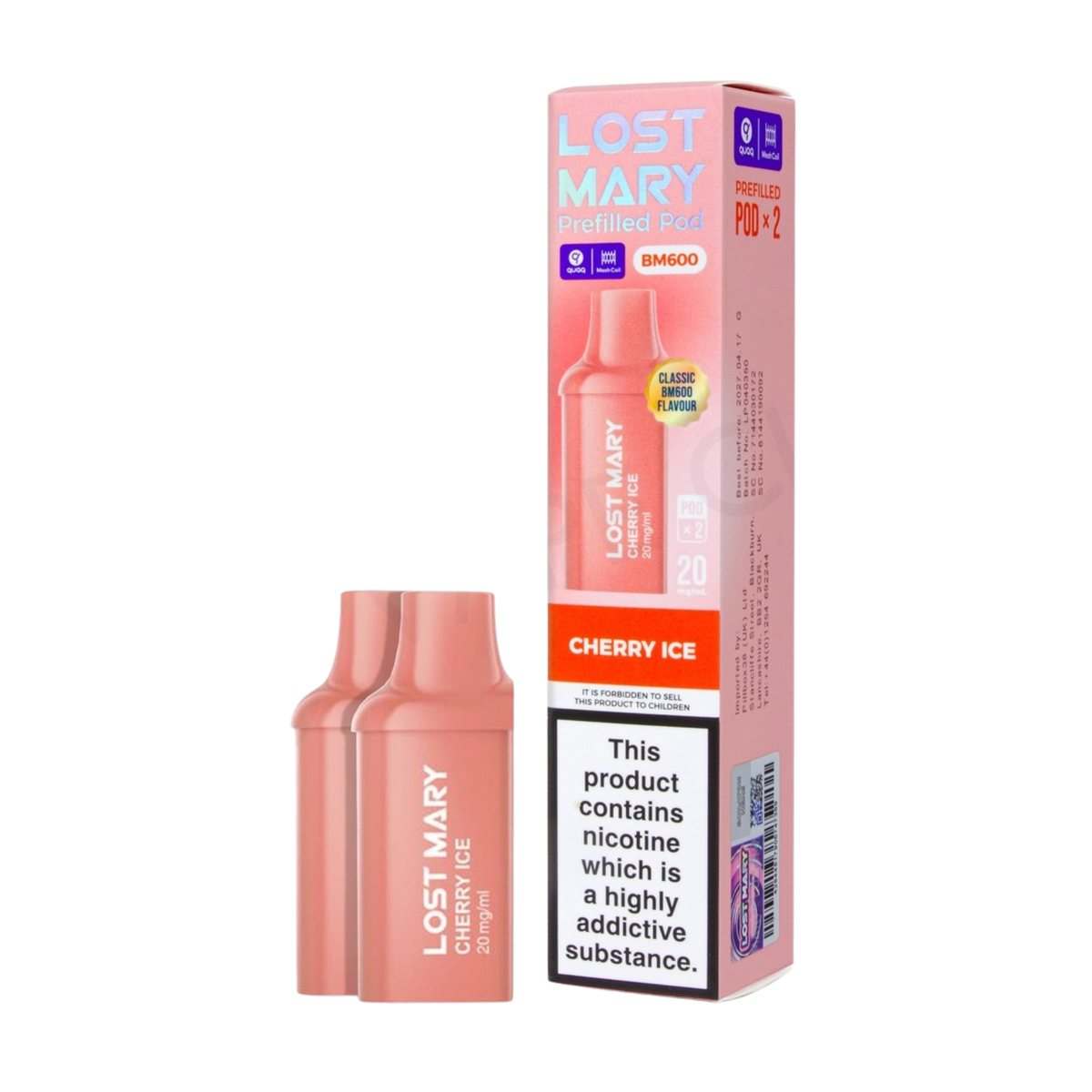 Lost Mary BM600 Cherry ice (Pack of 10)